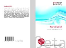 Copertina di Ahren Nittel
