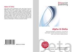 Copertina di Alpha Xi Delta