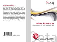 Copertina di Walter John Christie