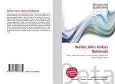 Copertina di Walter John Forbes Robberds