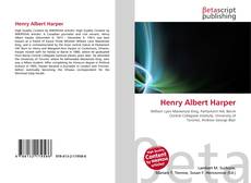 Copertina di Henry Albert Harper