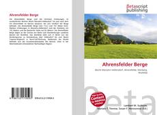 Couverture de Ahrensfelder Berge