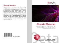 Copertina di Alexander Mackenzie