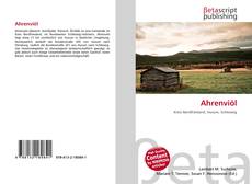 Buchcover von Ahrenviöl