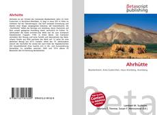 Copertina di Ahrhütte