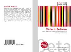 Couverture de Walter K. Andersen