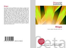 Copertina di Rhigos