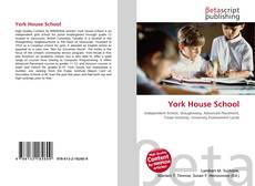 Copertina di York House School