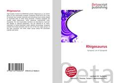 Couverture de Rhigosaurus