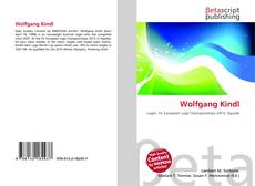 Copertina di Wolfgang Kindl
