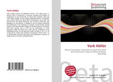 Buchcover von York Höller