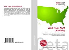 Copertina di West Texas A&M University