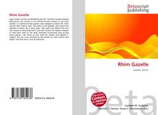 Couverture de Rhim Gazelle