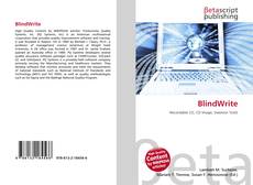 Copertina di BlindWrite
