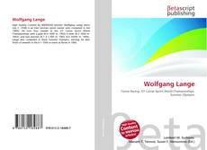 Wolfgang Lange kitap kapağı
