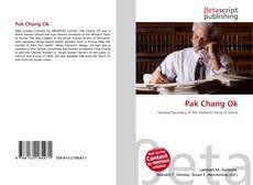 Copertina di Pak Chang Ok