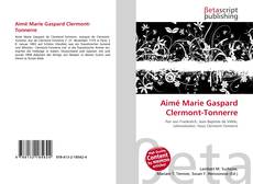 Buchcover von Aimé Marie Gaspard Clermont-Tonnerre