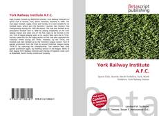 Buchcover von York Railway Institute A.F.C.