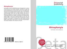 Buchcover von Rhinaplomyia