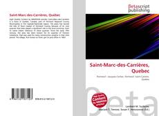 Saint-Marc-des-Carrières, Quebec kitap kapağı