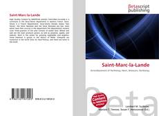 Portada del libro de Saint-Marc-la-Lande