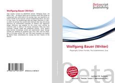 Couverture de Wolfgang Bauer (Writer)