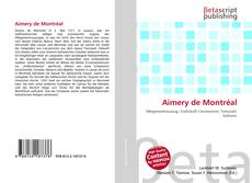 Portada del libro de Aimery de Montréal