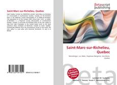 Portada del libro de Saint-Marc-sur-Richelieu, Quebec