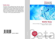 Walter Karp的封面