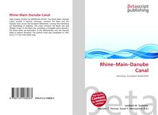 Capa do livro de Rhine–Main–Danube Canal 