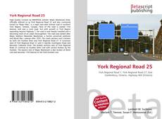 York Regional Road 25的封面