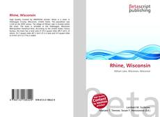 Bookcover of Rhine, Wisconsin