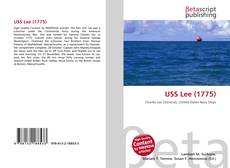 Обложка USS Lee (1775)
