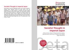 Socialist Thought in Imperial Japan的封面