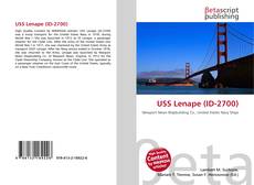 USS Lenape (ID-2700) kitap kapağı