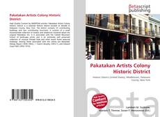 Pakatakan Artists Colony Historic District kitap kapağı