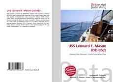 USS Leonard F. Mason (DD-852)的封面
