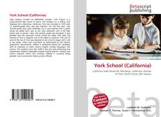 Обложка York School (California)