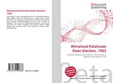 Rhineland-Palatinate State Election, 1963的封面