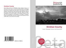Xinshao County kitap kapağı