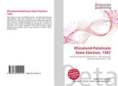 Copertina di Rhineland-Palatinate State Election, 1967