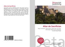 Capa do livro de Altar de Sacrificios 