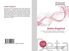 Walter Kingsford kitap kapağı