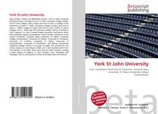 Обложка York St John University
