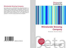 Capa do livro de Rhinelander Brewing Company 