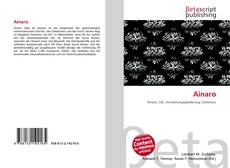 Capa do livro de Ainaro 