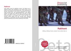 Buchcover von Pakfront