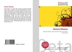 Couverture de Ainars Slesers
