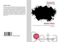 Couverture de Walter Klien