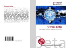 Copertina di Crimson Editor